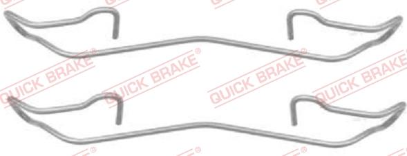 QUICK BRAKE 1091187 - Set accesorii, placute frana aaoparts.ro