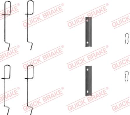 QUICK BRAKE 1091125 - Set accesorii, placute frana aaoparts.ro