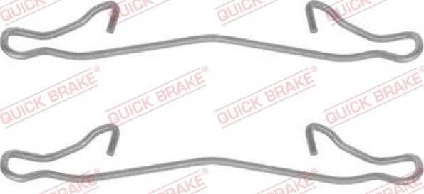 QUICK BRAKE 1091121 - Set accesorii, placute frana aaoparts.ro