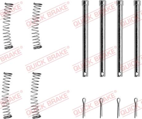 QUICK BRAKE 1091177 - Set accesorii, placute frana aaoparts.ro