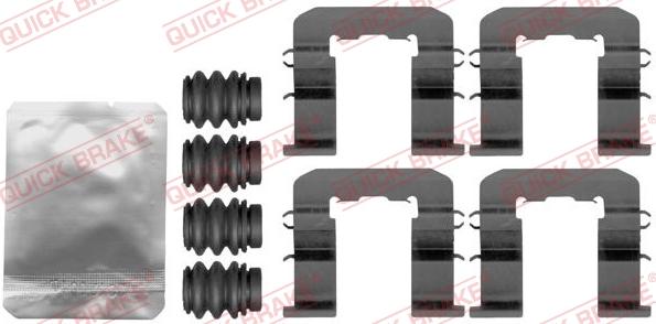 QUICK BRAKE 1091893 - Set accesorii, placute frana aaoparts.ro