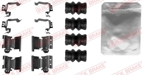 QUICK BRAKE 109-1897 - Set accesorii, placute frana aaoparts.ro