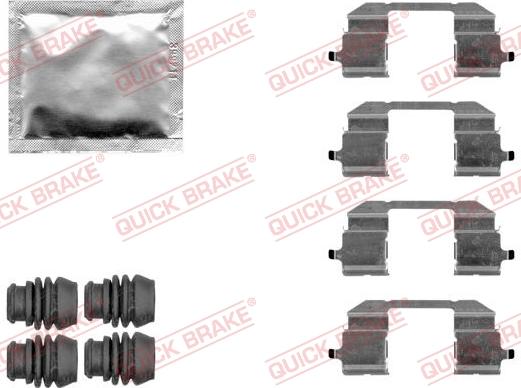 QUICK BRAKE 1091844 - Set accesorii, placute frana aaoparts.ro