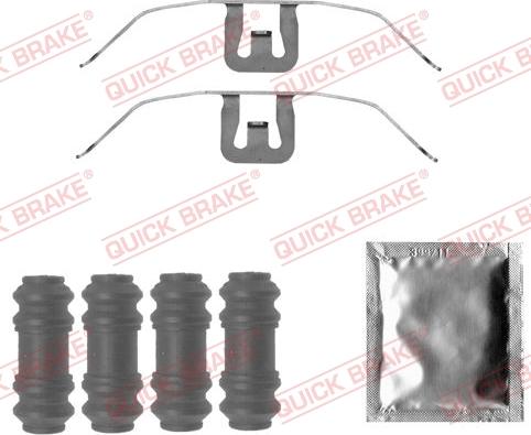 QUICK BRAKE 1091845 - Set accesorii, placute frana aaoparts.ro