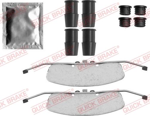 QUICK BRAKE 1091846 - Set accesorii, placute frana aaoparts.ro