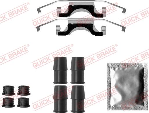 QUICK BRAKE 1091843 - Set accesorii, placute frana aaoparts.ro