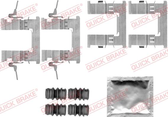 QUICK BRAKE 1091842 - Set accesorii, placute frana aaoparts.ro