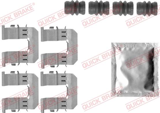 QUICK BRAKE 1091847 - Set accesorii, placute frana aaoparts.ro