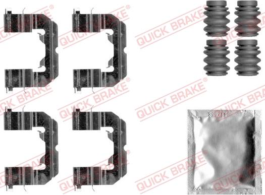 QUICK BRAKE 1091859 - Set accesorii, placute frana aaoparts.ro