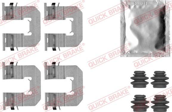 QUICK BRAKE 1091856 - Set accesorii, placute frana aaoparts.ro