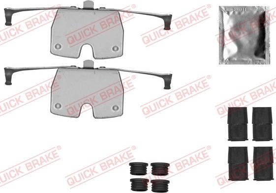 QUICK BRAKE 1091851 - Set accesorii, placute frana aaoparts.ro