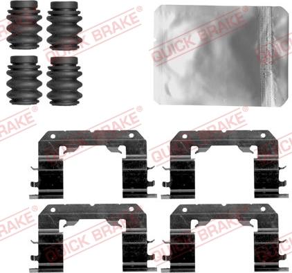 QUICK BRAKE 1091866 - Set accesorii, placute frana aaoparts.ro