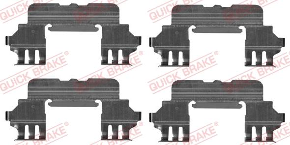 QUICK BRAKE 1091860 - Set accesorii, placute frana aaoparts.ro