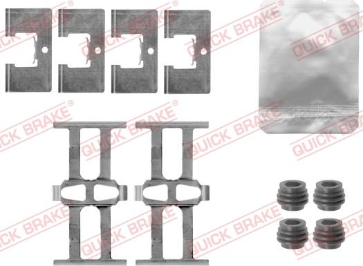 QUICK BRAKE 1091863 - Set accesorii, placute frana aaoparts.ro