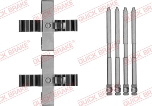 QUICK BRAKE 1091809 - Set accesorii, placute frana aaoparts.ro