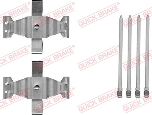 QUICK BRAKE 1091804 - Set accesorii, placute frana aaoparts.ro