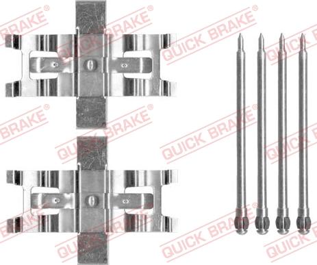 QUICK BRAKE 1091805 - Set accesorii, placute frana aaoparts.ro