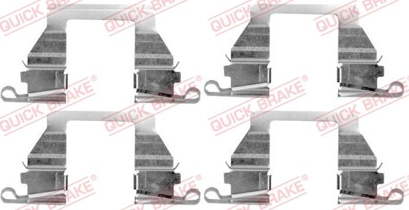 QUICK BRAKE 1091800 - Set accesorii, placute frana aaoparts.ro