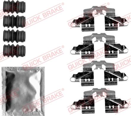 QUICK BRAKE 1091808 - Set accesorii, placute frana aaoparts.ro