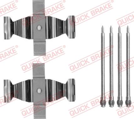 QUICK BRAKE 1091803 - Set accesorii, placute frana aaoparts.ro