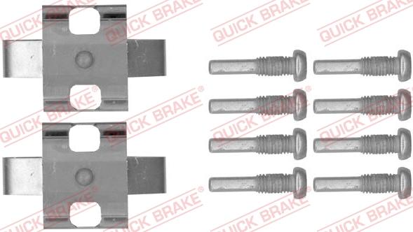 QUICK BRAKE 1091802 - Set accesorii, placute frana aaoparts.ro