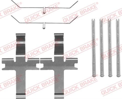 QUICK BRAKE 1091819 - Set accesorii, placute frana aaoparts.ro