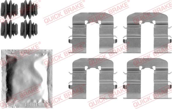 QUICK BRAKE 1091814 - Set accesorii, placute frana aaoparts.ro