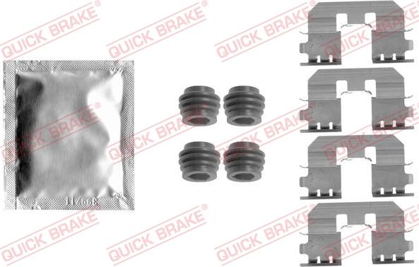 QUICK BRAKE 1091810 - Set accesorii, placute frana aaoparts.ro