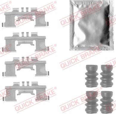 QUICK BRAKE 1091812 - Set accesorii, placute frana aaoparts.ro