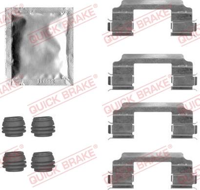 QUICK BRAKE 1091817 - Set accesorii, placute frana aaoparts.ro