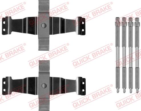 QUICK BRAKE 1091886 - Set accesorii, placute frana aaoparts.ro