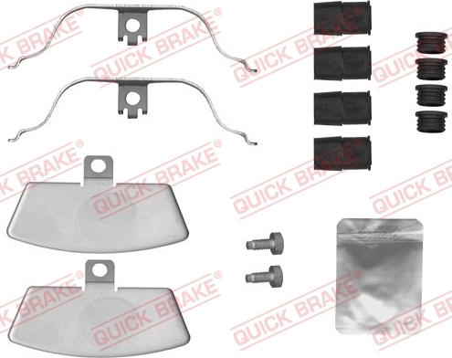 QUICK BRAKE 1091880 - Set accesorii, placute frana aaoparts.ro