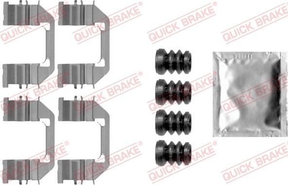 QUICK BRAKE 1091888 - Set accesorii, placute frana aaoparts.ro