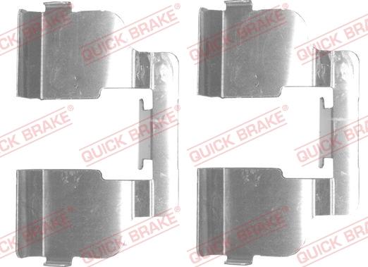 QUICK BRAKE 109-1835R-1 - Set accesorii, placute frana aaoparts.ro