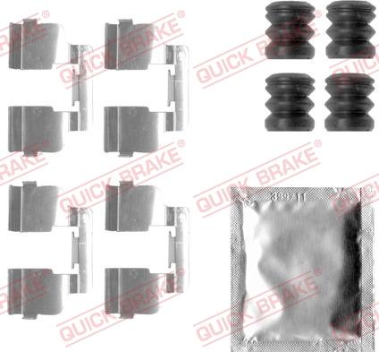 QUICK BRAKE 1091835 - Set accesorii, placute frana aaoparts.ro