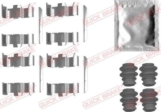 QUICK BRAKE 1091831 - Set accesorii, placute frana aaoparts.ro