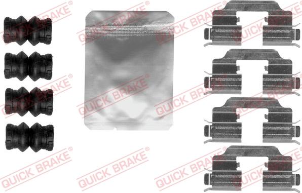 QUICK BRAKE 1091832 - Set accesorii, placute frana aaoparts.ro