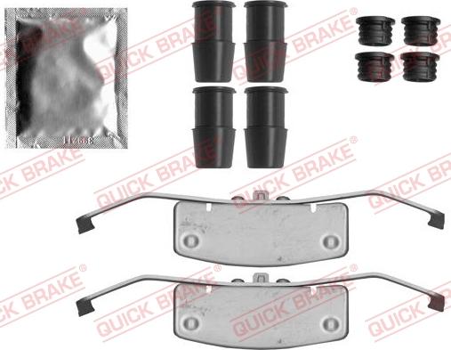 QUICK BRAKE 1091837 - Set accesorii, placute frana aaoparts.ro