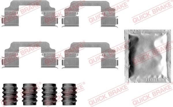 QUICK BRAKE 1091826 - Set accesorii, placute frana aaoparts.ro