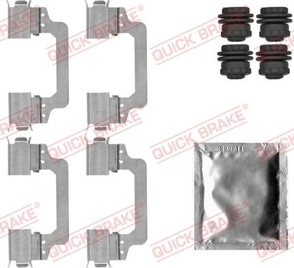 QUICK BRAKE 1091821 - Set accesorii, placute frana aaoparts.ro