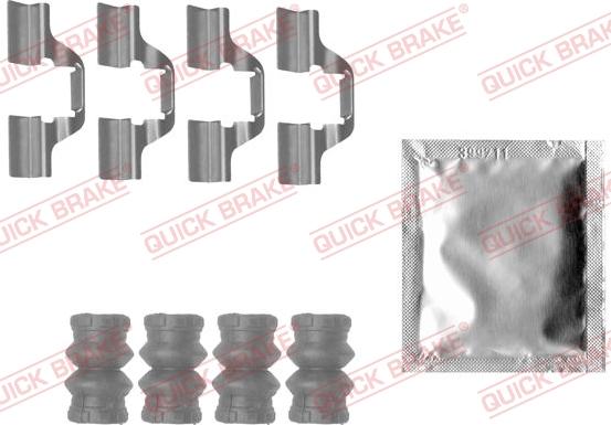 QUICK BRAKE 1091827 - Set accesorii, placute frana aaoparts.ro