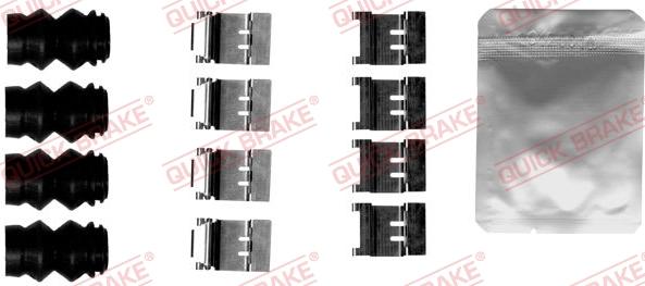 QUICK BRAKE 1091874 - Set accesorii, placute frana aaoparts.ro