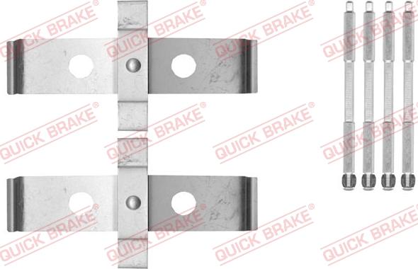 QUICK BRAKE 1091876 - Set accesorii, placute frana aaoparts.ro