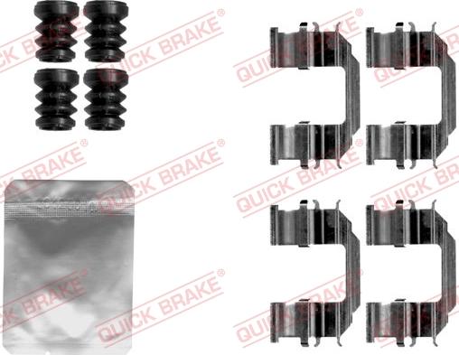 QUICK BRAKE 1091870 - Set accesorii, placute frana aaoparts.ro