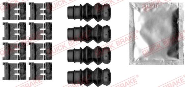 QUICK BRAKE 1091877 - Set accesorii, placute frana aaoparts.ro