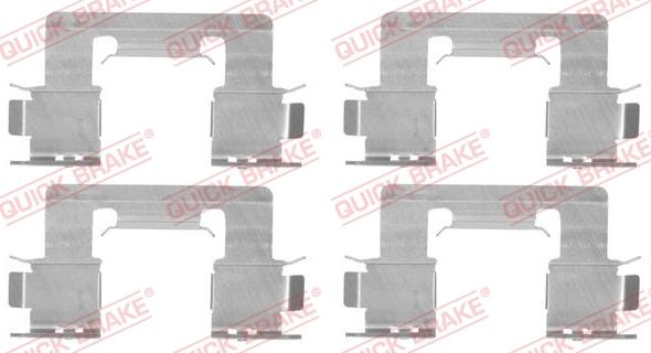 QUICK BRAKE 1091294 - Set accesorii, placute frana aaoparts.ro