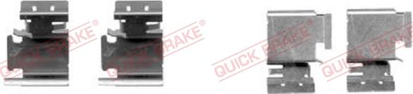 QUICK BRAKE 109-1298-1 - Set accesorii, placute frana aaoparts.ro