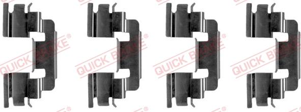 QUICK BRAKE 1091249 - Set accesorii, placute frana aaoparts.ro