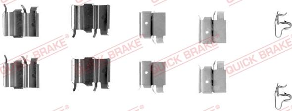 QUICK BRAKE 1091240 - Set accesorii, placute frana aaoparts.ro