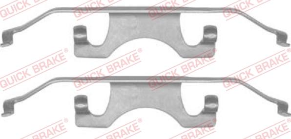 QUICK BRAKE 1091241 - Set accesorii, placute frana aaoparts.ro